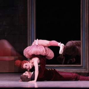 Eloise Fryer and Ben Davis in Cinderella. Photo: Jeff Busby.